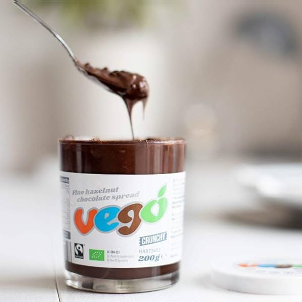 Vego Fine Hazelnut Crunchy Chocolate Spread 350g (6pk) NAVESU