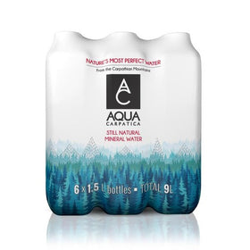 AQUA Carpatica Sodium-Free Still Natural Mineral Water 1.5Ltr (6pk)
