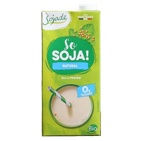 Sojade Organic Unsweetened Soya Milk 1L (6pk)