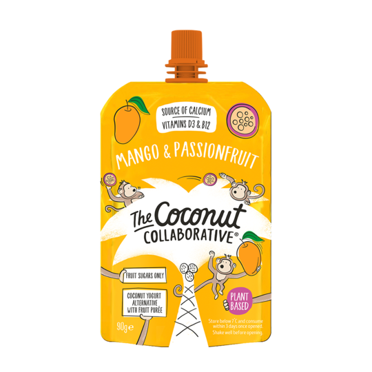 The Coconut Collaborative Mango & Passionfruit Kids Yogurt Pouch 90g (6pk)