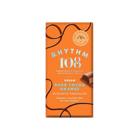 Rhythm 108 Dark Cocoa Orange M’lk Chocolate Tablet 100g