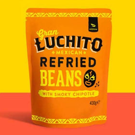 Gran Luchito Mexican Chipotle Refried Beans 430g (6pk)