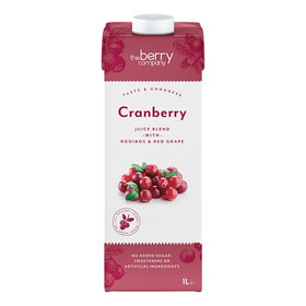 The Berry Company - Cranberry, Lemon, Red Grape & Rooibos Juice Blend 1L (12pk)