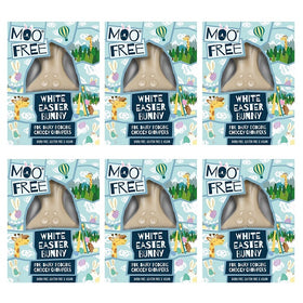 Moo Free Dairy-Free White Chocolate Easter Bunny 80g (6pk)
