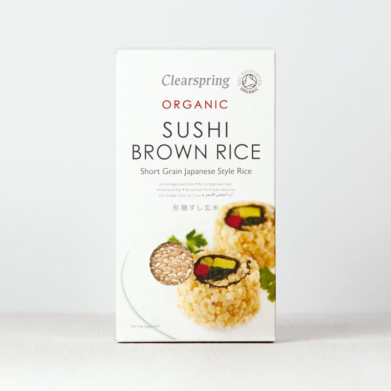 Clearspring Organic Sushi Brown Rice Short Grain Japanese Style