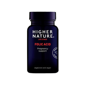 Higher Nature Folic Acid 400ug Tablets - Pregnancy Support (90pk)