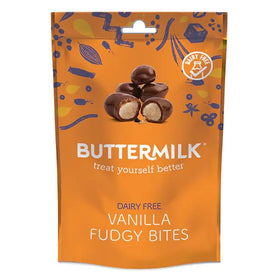 Buttermilk Dairy Free Vanilla Fudgy Bites 100g