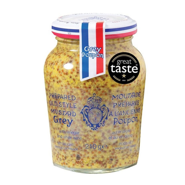 Grey Poupon Wholegrain Mustard 210g (6pk)