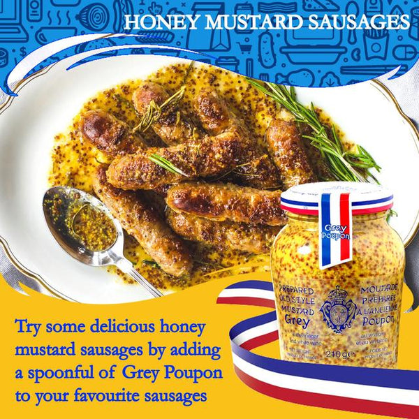 Grey Poupon Wholegrain Mustard 210g (6pk)