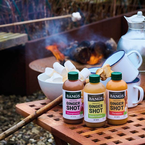 Bangs Organic Ginger Shot with Turmeric 300ml (6pk)