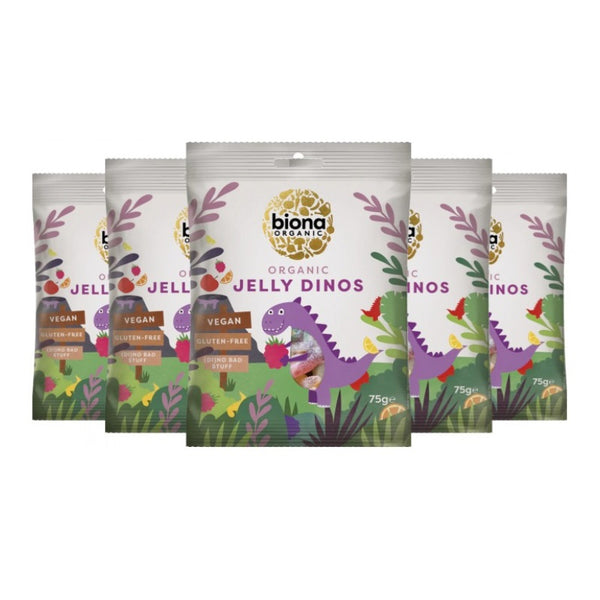 Biona Organic Jelly Dinos 75g (10pk)