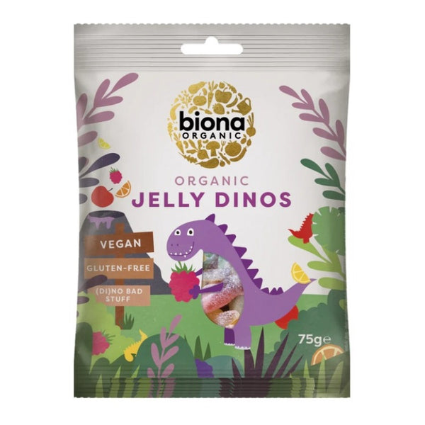 Biona Organic Jelly Dinos 75g (10pk)