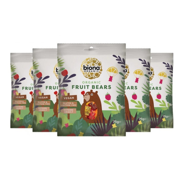 Biona Organic Mini Fruit Bears 75g (10pk)