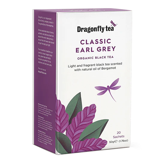 Dragonfly Tea Organic Classic Earl Grey 4x20 Teabags