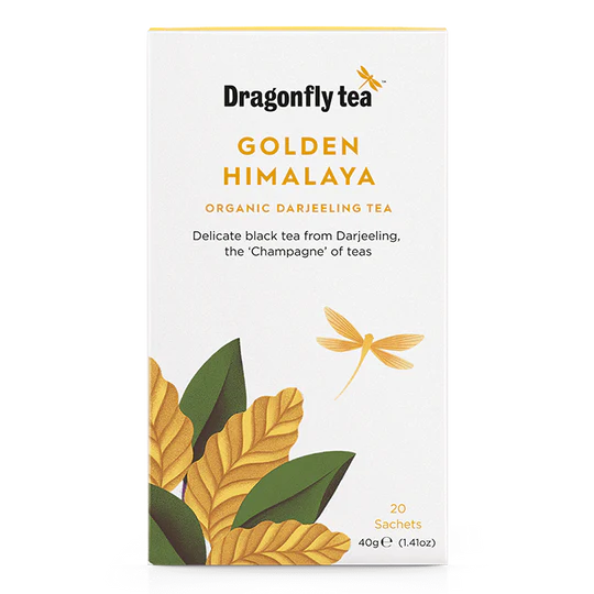 Dragonfly Tea Organic Golden Himalaya Darjeeling 4x20 Teabags