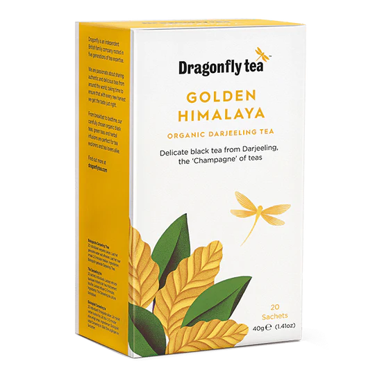 Dragonfly Tea Organic Golden Himalaya Darjeeling 4x20 Teabags