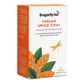 Dragonfly Tea Organic India Spice Chai Black 4x20 Teabags