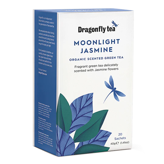 Dragonfly Tea Organic Moonlight Jasmine Green Tea 4x20 Teabags