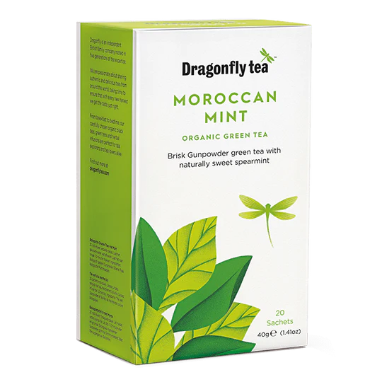 Dragonfly Tea Organic Moroccan Mint Green Tea 4x20 Teabags