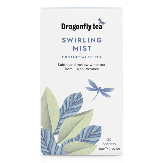 Dragonfly Tea Organic Swirling Mist White Tea 4x20 Teabags