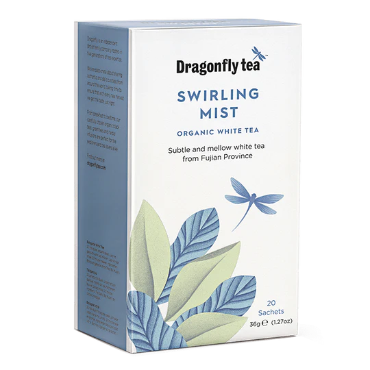 Dragonfly Tea Organic Swirling Mist White Tea 4x20 Teabags