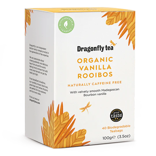 Dragonfly Tea Organic Vanilla Rooibos 4x40 Teabags