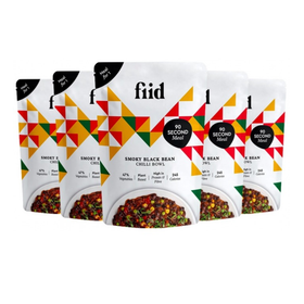 Fiid Ready Meal - Smoky Mexican Black Bean Chilli 275g (8pk)