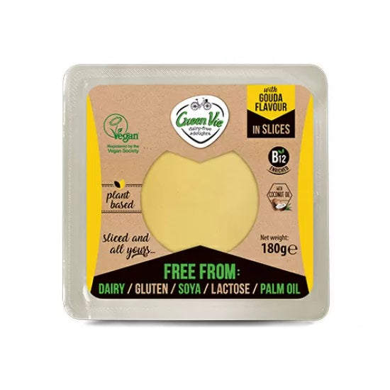 GreenVie Gouda Slices 180g
