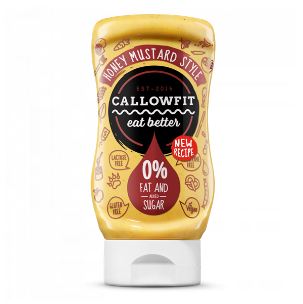 Callowfit Honey Mustard Style Sauce 300ml (6pk)