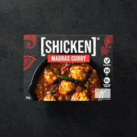 [SHICKEN] Madras Curry 350g - HOT - Vegan Ready Meal (4pk)