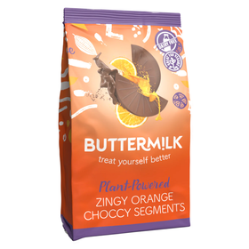 Buttermilk Dairy Free Orange Choccy Segments 100g (3pk)