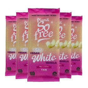 Plamil So Free Vegan White Vanilla Chocolate 70g (12pk)