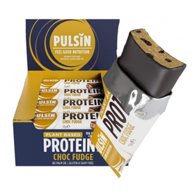 Pulsin Choc Fudge Plant Based Protein Bar 57g (12pk)