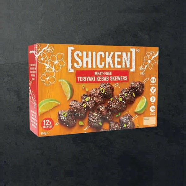 [SHICKEN] Vegan Teriyaki Kebab Skewers 960g (2pk)