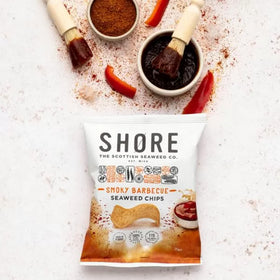 Shore Smoky Barbecue Seaweed Chips 6x25g