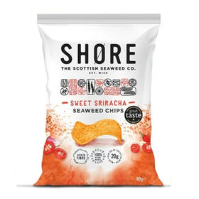 Shore Sweet Sriracha Seaweed Chips 80g