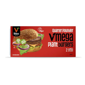 VBITES Quarter Pounder Vmega Plant Burgers 226g (6pk)