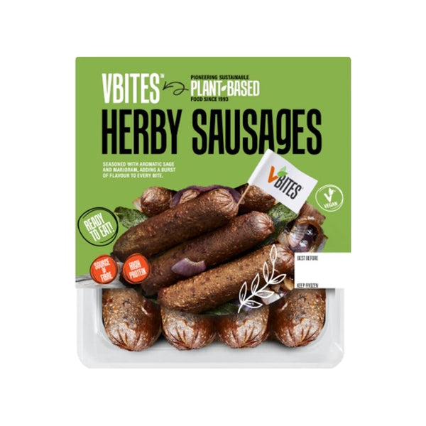 VBites Herby Sausages 295g