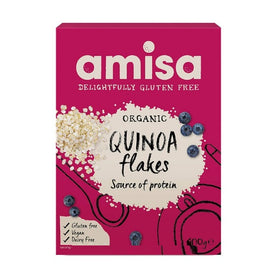 Amisa Organic Gluten-Free Quinoa Flakes 400g (6pk)