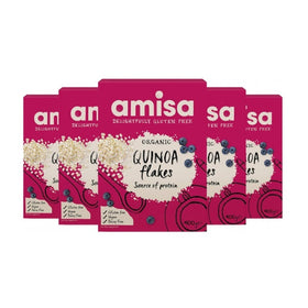 Amisa Organic Gluten-Free Quinoa Flakes 400g (6pk)