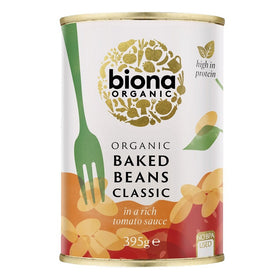 Biona Organic Baked Beans In Tomato Sauce 400g (12pk)