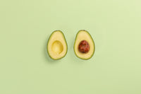 Two avocado slices
