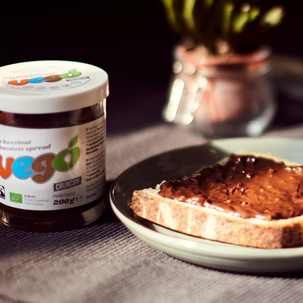 Vego Fine Hazelnut Crunchy Chocolate Spread 350g (6pk)