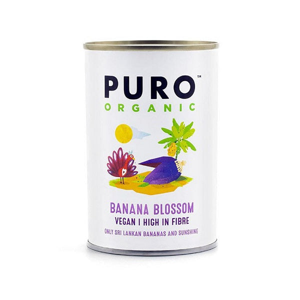 Puro Organic Banana Blossom in brine 12x400g