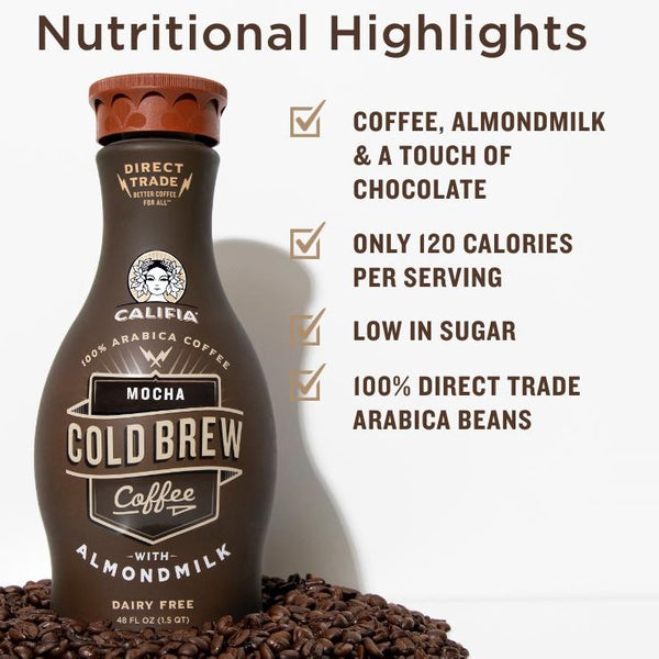 Califia Farms Mocha Cold Brew Almond Coffee 750ml