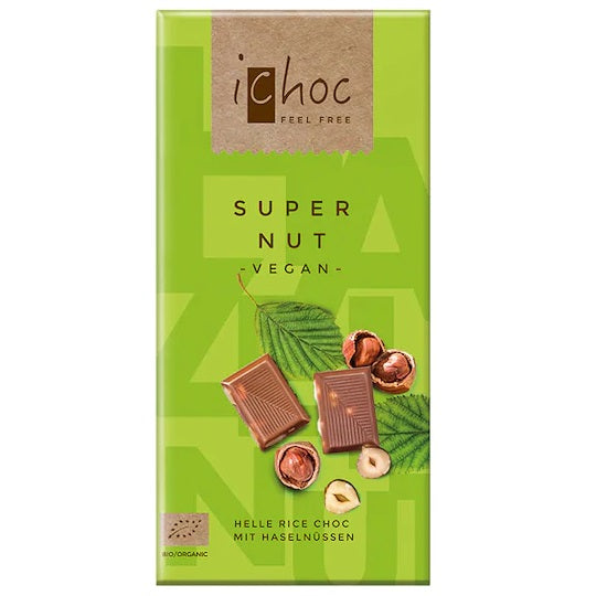 iChoc Super Nut Rice Chocolate Bar 80g