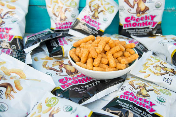 Cheeky Monkey Peanut Butter Puffs 60g