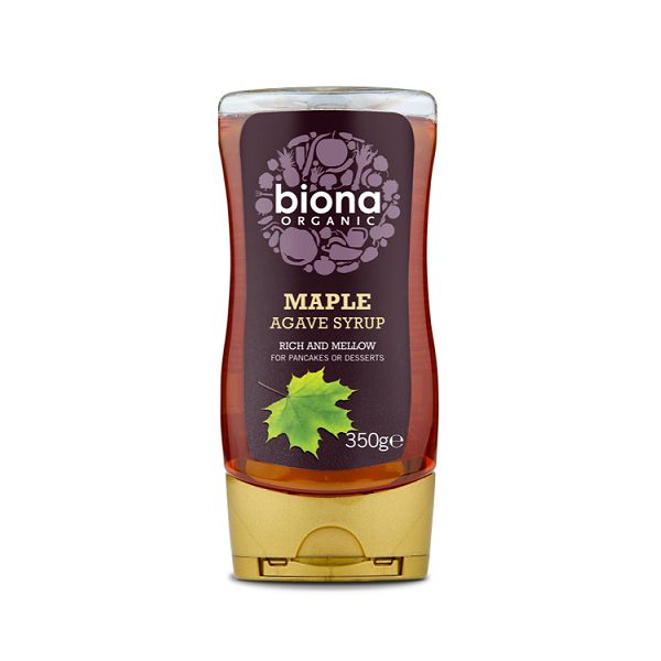 Biona Organic Rich & Mellow Maple Agave Syrup 350g