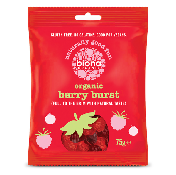 Biona Organic Berry Burst Sweets 75g (10pk)
