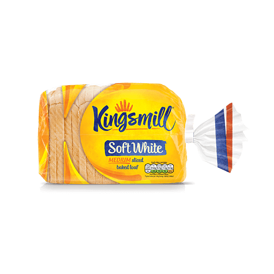 Kingsmill Medium Soft White Bread 800g